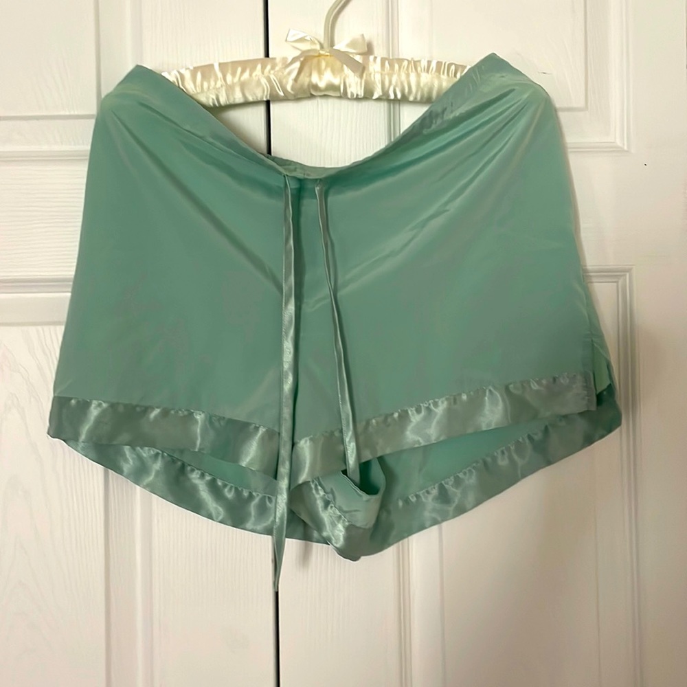 Sleep Shorts in Sea Foam Green